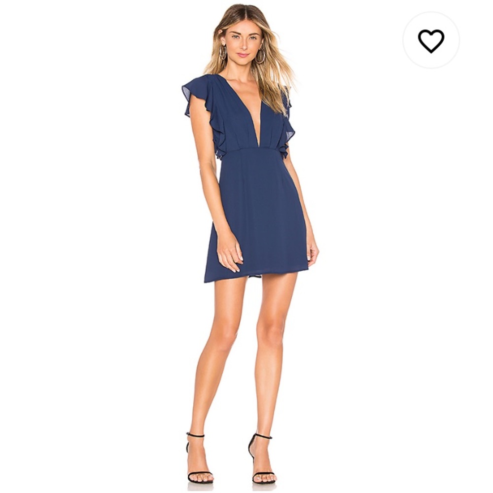 Superdown Arina Ruffle Mini Dress